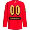 All-Star 2024 tröja Customized NHL Game Adidas x Drew House Röd Authentic - NHL Tröjor Herr